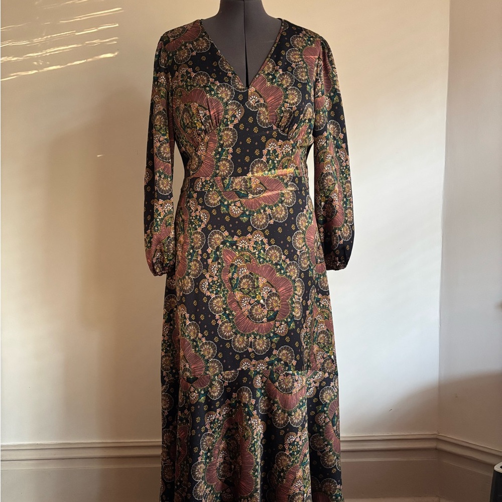 J. Crew Point Sur high low maxi dress NWT